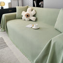 Waterproof Scratch Proof Herringbone Large Throw Blanket for Couch, Chenille Couch Cushion Covers for Pets