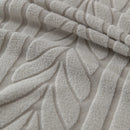 Plush Fleece Sofa Slipcover with 3D Wheat Pattern, Cozy High-Stretch Couch Cover by Slipcover KAS™