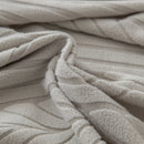 Plush Fleece Sofa Slipcover with 3D Wheat Pattern, Cozy High-Stretch Couch Cover by Slipcover KAS™