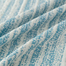 Summer Cooling Ice Silk Sofa Cover, Textured Stripe Soft Breathable Couch Throw Cover by Slipcover KAS™
