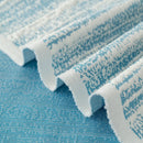 Summer Cooling Ice Silk Sofa Cover, Textured Stripe Soft Breathable Couch Throw Cover by Slipcover KAS™