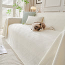 Cooling Scratch Proof Large Sofa Throw Cover, Geometric Texture Couch Protector