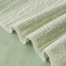 Summer Cooling Ice Silk Sofa Cover, Textured Stripe Soft Breathable Couch Throw Cover by Slipcover KAS™