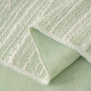 Summer Cooling Ice Silk Sofa Cover, Textured Stripe Soft Breathable Couch Throw Cover by Slipcover KAS™