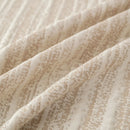 Summer Cooling Ice Silk Sofa Cover, Textured Stripe Soft Breathable Couch Throw Cover by Slipcover KAS™