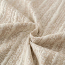 Summer Cooling Ice Silk Sofa Cover, Textured Stripe Soft Breathable Couch Throw Cover by Slipcover KAS™