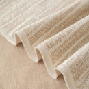 Summer Cooling Ice Silk Sofa Cover, Textured Stripe Soft Breathable Couch Throw Cover by Slipcover KAS™