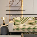 Winter Thickened Sherpa Fleece Houndstooth Sofa Cushion, Non-slip Sofa Cover with Plush by Slipcover KAS™