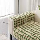Winter Thickened Sherpa Fleece Houndstooth Sofa Cushion, Non-slip Sofa Cover with Plush by Slipcover KAS™