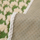 Winter Thickened Sherpa Fleece Houndstooth Sofa Cushion, Non-slip Sofa Cover with Plush by Slipcover KAS™