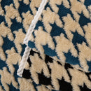 Winter Thickened Sherpa Fleece Houndstooth Sofa Cushion, Non-slip Sofa Cover with Plush by Slipcover KAS™