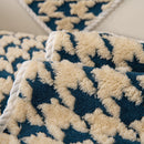 Winter Thickened Sherpa Fleece Houndstooth Sofa Cushion, Non-slip Sofa Cover with Plush by Slipcover KAS™