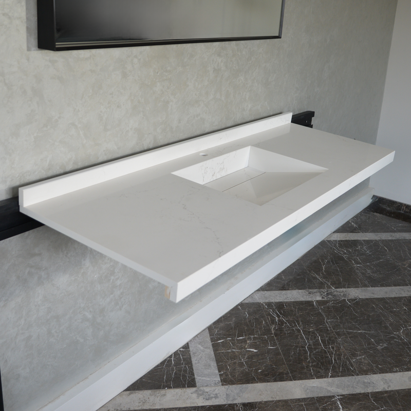 Handcrafted Non-Porous Quartz Kitchen Sink with Seamless Surface, photo 4 of 10