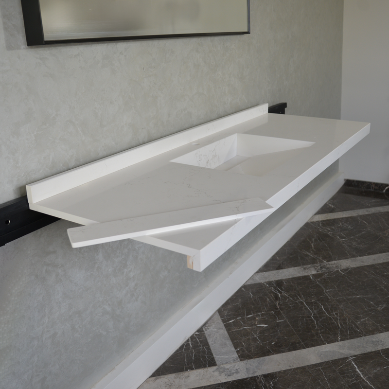 Handcrafted Non-Porous Quartz Kitchen Sink with Seamless Surface, photo 6 of 10