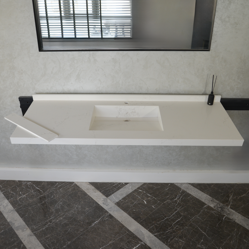 Handcrafted Non-Porous Quartz Kitchen Sink with Seamless Surface, photo 7 of 10