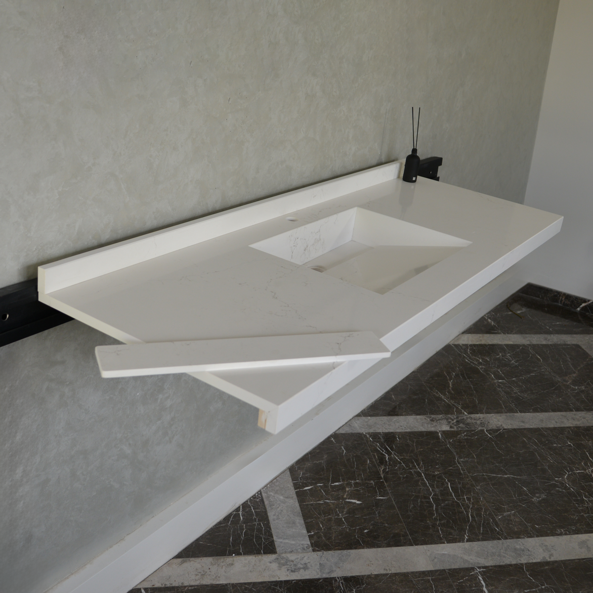 Handcrafted Non-Porous Quartz Kitchen Sink with Seamless Surface, photo 8 of 10