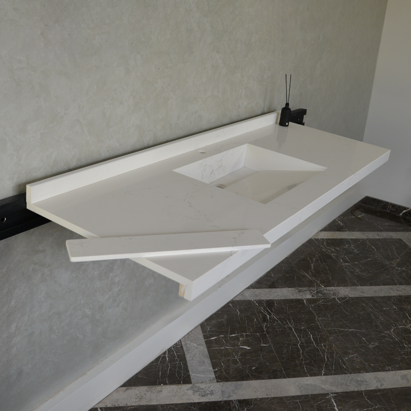 Handcrafted Non-Porous Quartz Kitchen Sink with Seamless Surface, photo 8 of 10
