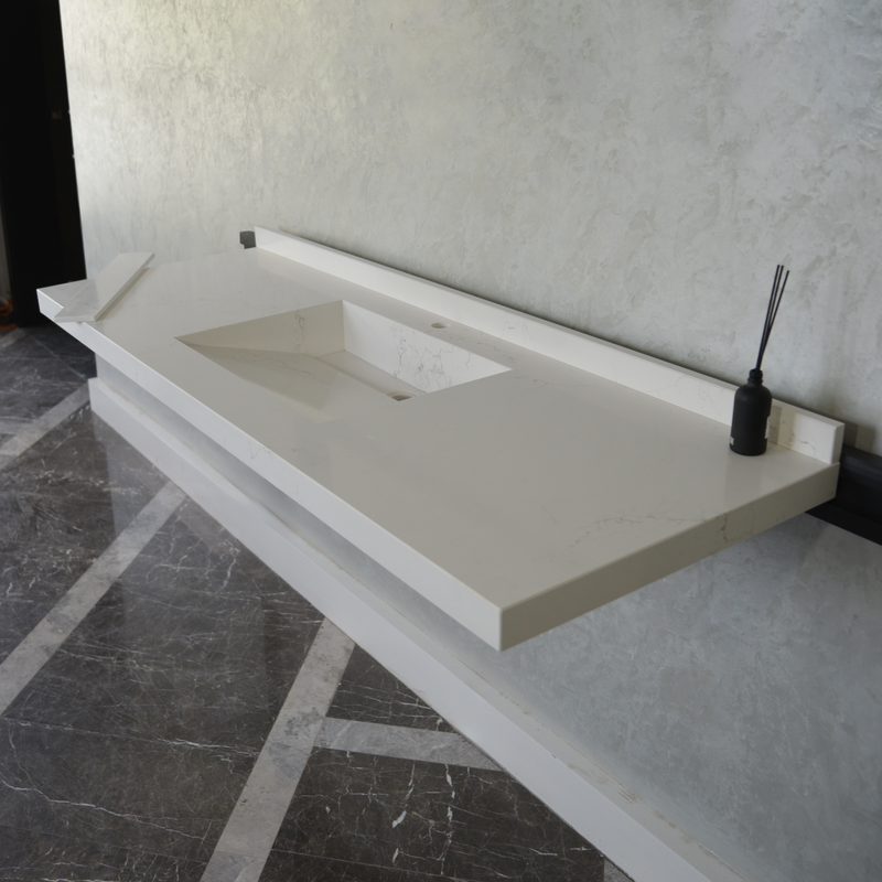Handcrafted Non-Porous Quartz Kitchen Sink with Seamless Surface, photo 10 of 10