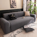 High Stretch Wheat Ear Embossed Textured Couch Slipcover, Water Repellent Sofa Cover by Slipcover KAS™