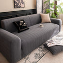 High Stretch Wheat Ear Embossed Textured Couch Slipcover, Water Repellent Sofa Cover by Slipcover KAS™