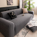 High Stretch Wheat Ear Embossed Textured Couch Slipcover, Water Repellent Sofa Cover by Slipcover KAS™