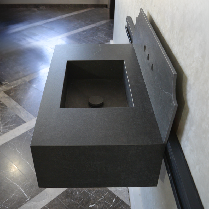 Handcrafted Dekton Laos Engineered Porcelain Sink - Polished, photo 4 of 10