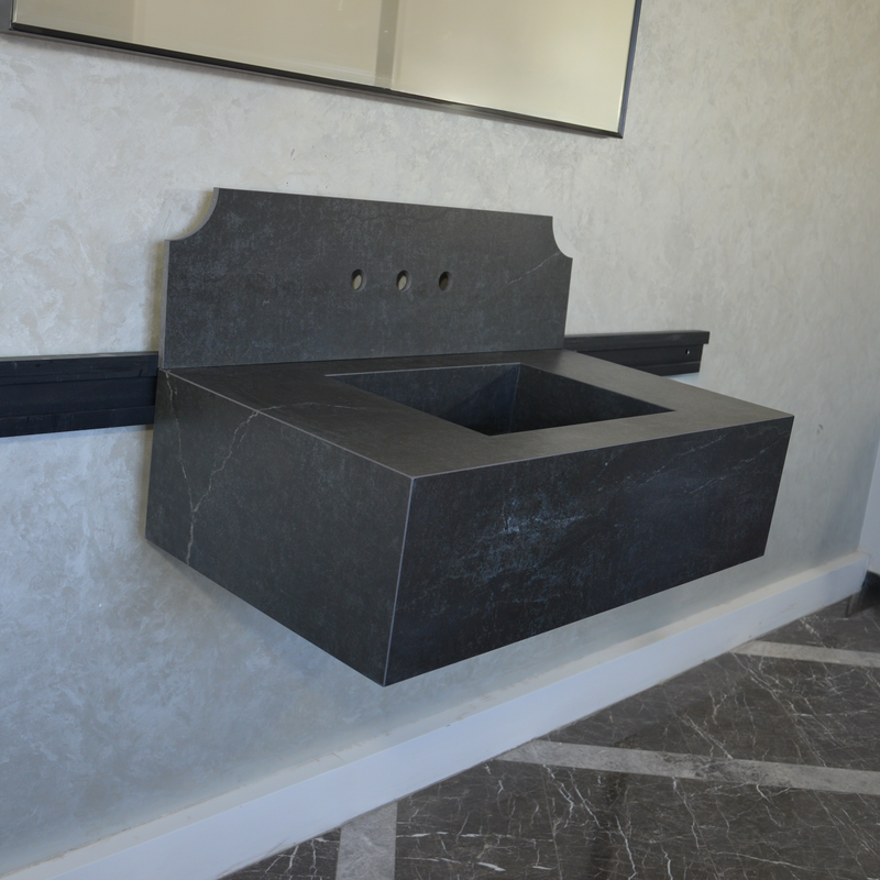 Handcrafted Dekton Laos Engineered Porcelain Sink - Polished, photo 6 of 10