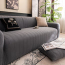 High Stretch Wheat Ear Embossed Textured Couch Slipcover, Water Repellent Sofa Cover by Slipcover KAS™