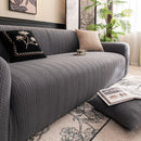 High Stretch Wheat Ear Embossed Textured Couch Slipcover, Water Repellent Sofa Cover by Slipcover KAS™