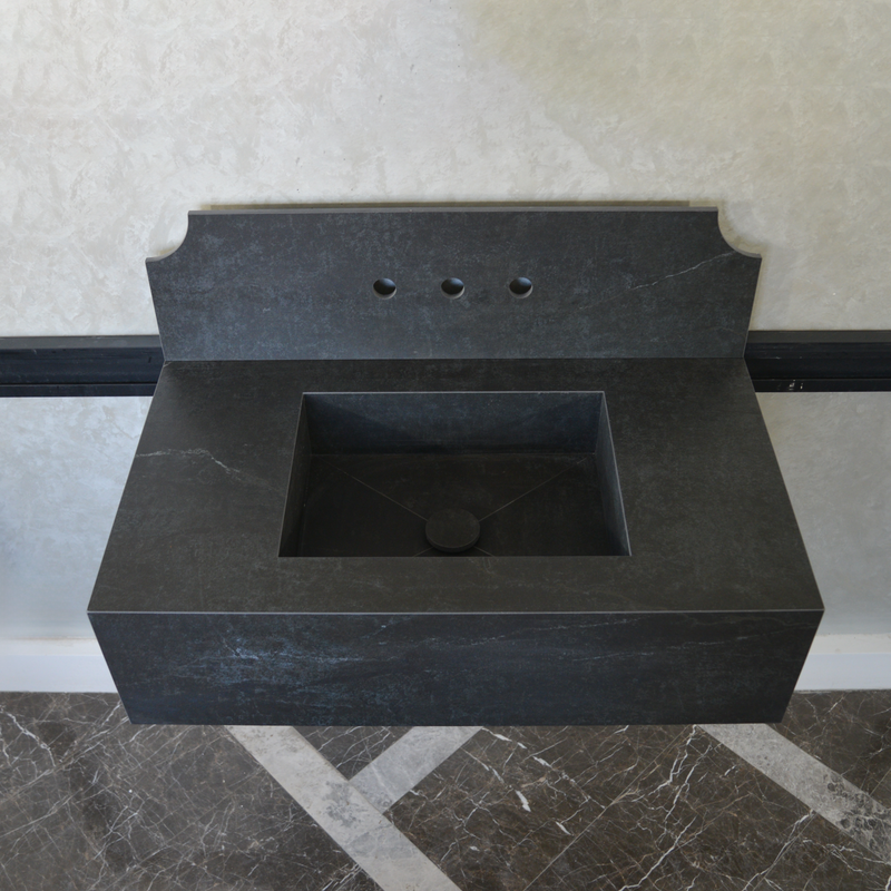 Handcrafted Dekton Laos Engineered Porcelain Sink - Polished, photo 8 of 10