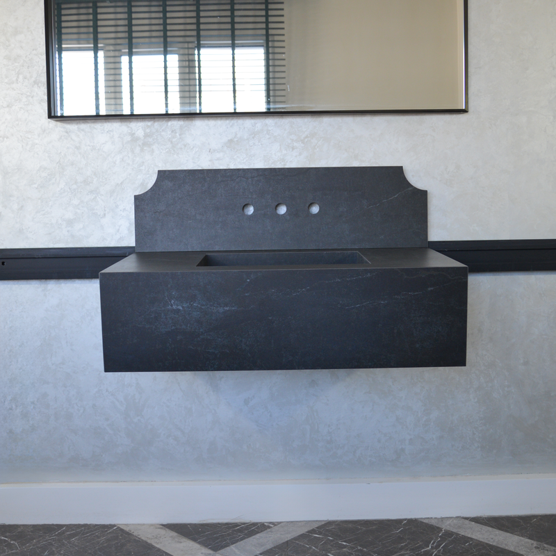Handcrafted Dekton Laos Engineered Porcelain Sink - Polished, photo 10 of 10