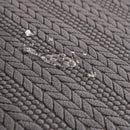 High Stretch Wheat Ear Embossed Textured Couch Slipcover, Water Repellent Sofa Cover by Slipcover KAS™