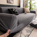 High Stretch Wheat Ear Embossed Textured Couch Slipcover, Water Repellent Sofa Cover by Slipcover KAS™