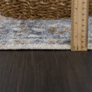 Rust Hiti Washable area rug - Clearance
