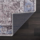 Rosman Blue&Beige  - Promo Washable Area Rug - Clearance