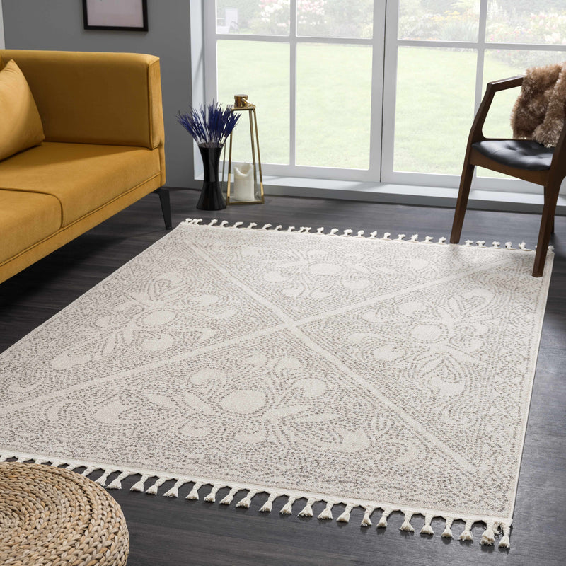 Birdwood Cream & Brown Area Rug