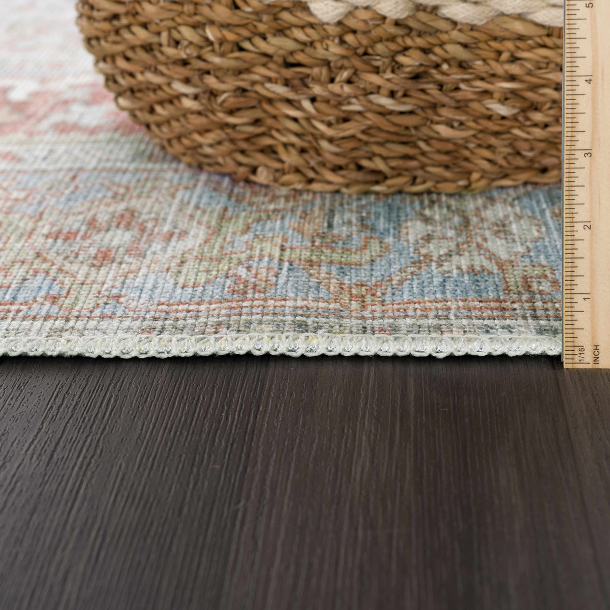 Maayon Medallion Rust Washable Area Rug, photo 17 of 22