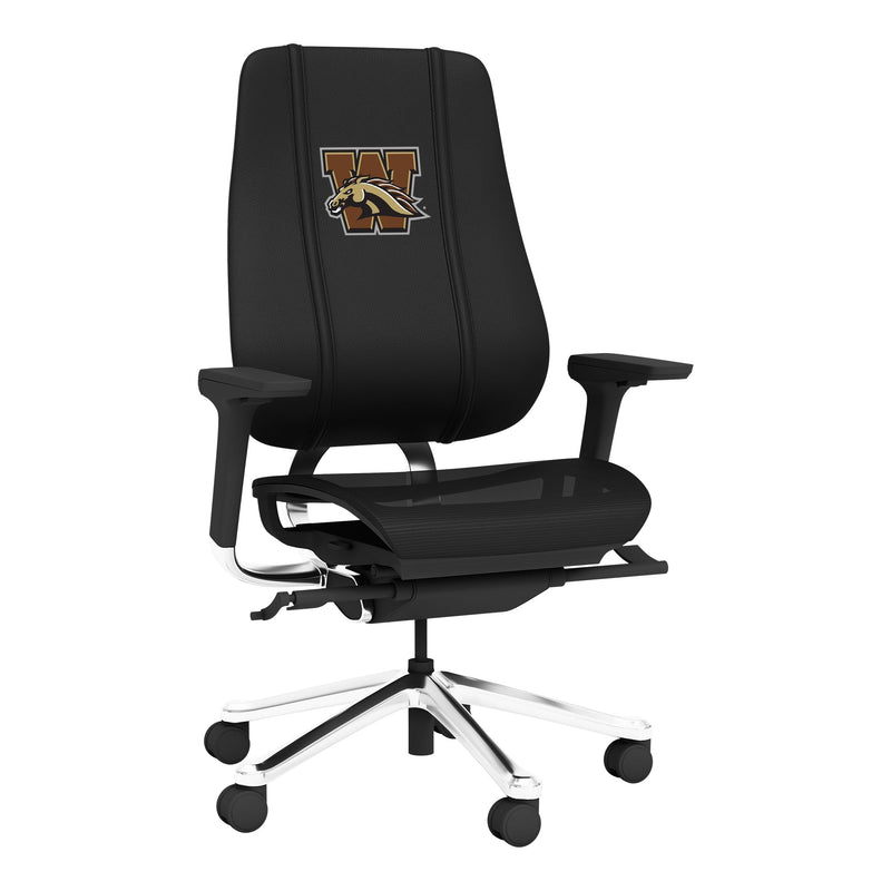 PhantomX Gaming Chair with Western Michigan Broncos Logo