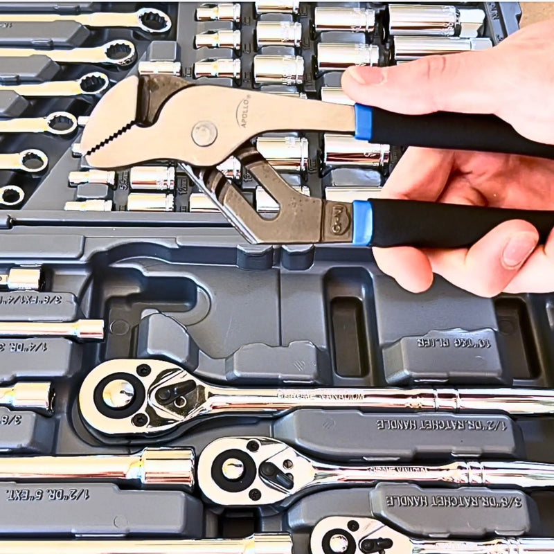 163 Piece Mechanics Tool Kit -- DT0002, installed in a room