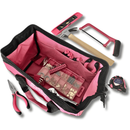 201 Piece Household Tool Kit in a Soft-Sided Tool Bag Pink - DT0020P by Apollo Tools