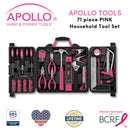 71 Piece Household Tool Kit Pink - DT0204P