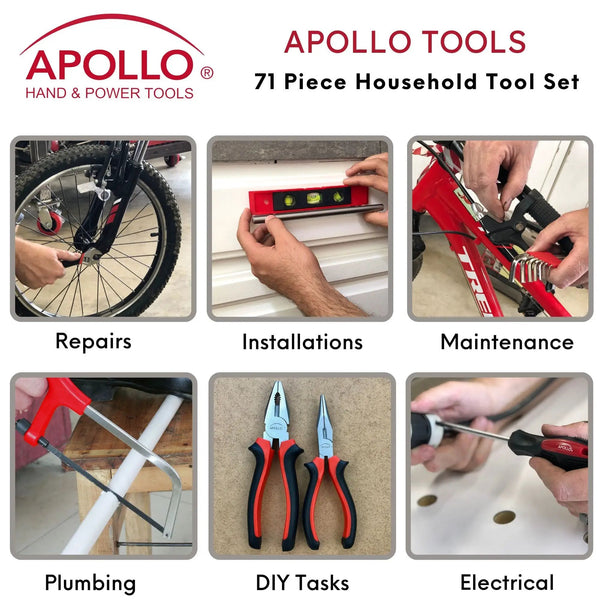 71 Piece Household Tool Kit - DT0204, detail