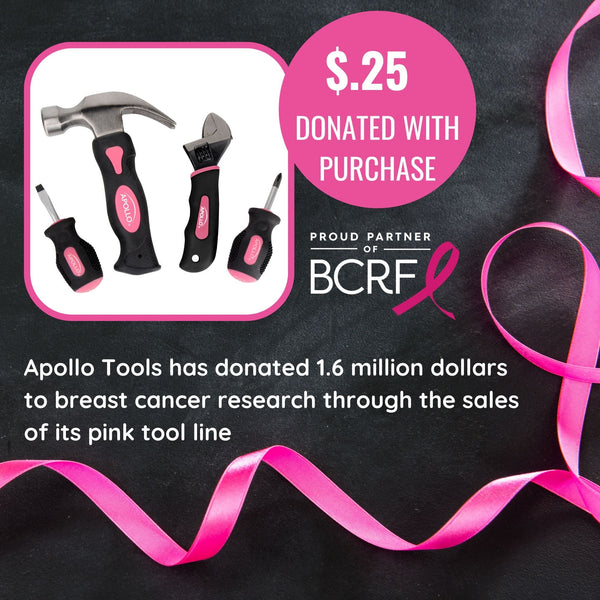 Four Piece Stubby Tool Set - Pink- DT0240P, photo 2 of 10