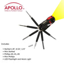 Flashlight Mr. 7-Hands - DT1719 by Apollo Tools