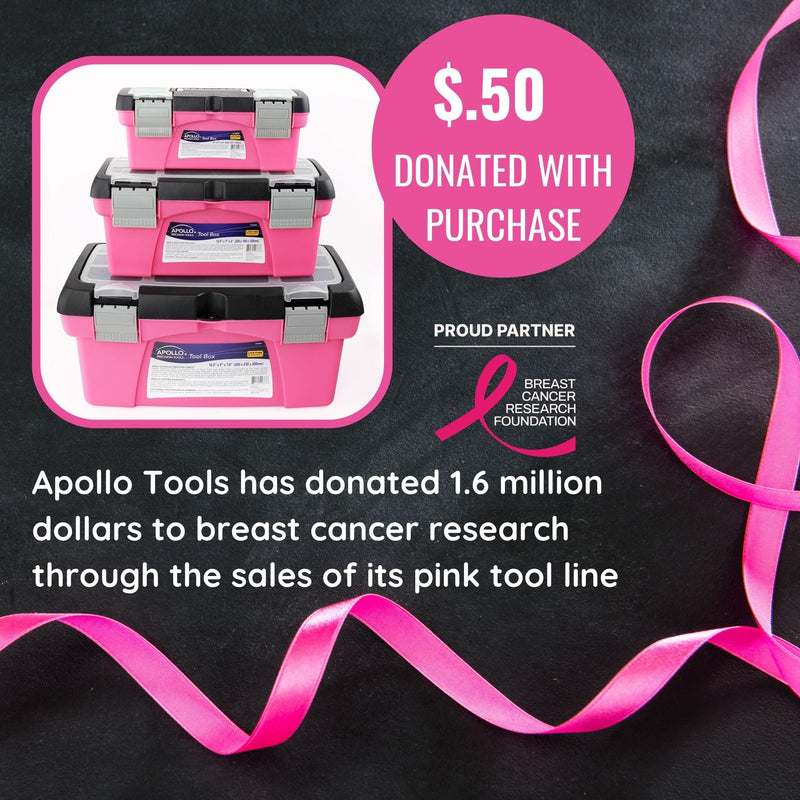 3 Piece Tool Box - Pink - DT5005P, photo 4 of 14