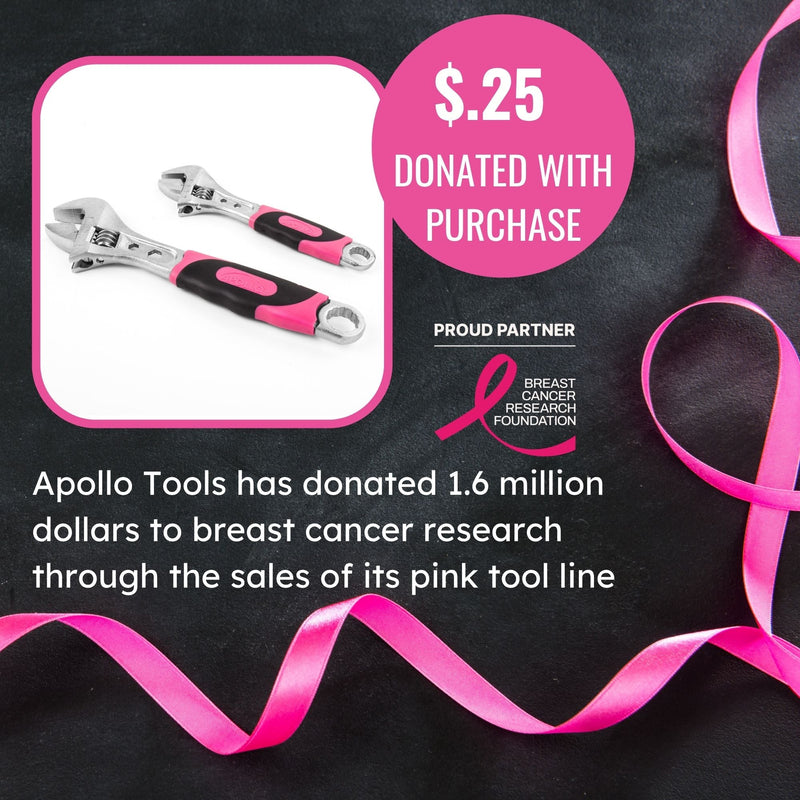 2 Adjustable Wrenches - Pink - DT5007P, photo 3 of 11