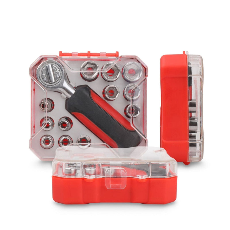 13 Piece ¼ Inch Drive Metric Socket Set - DT5023, detail