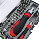 55 Piece Metric Tool Set with Ratcheting Bit Driver, Precision Bit Driver and Bit Assortment - DT5024