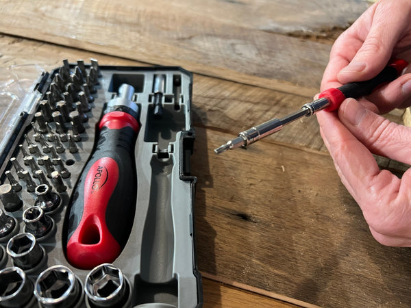 55 Piece Metric Tool Set with Ratcheting Bit Driver, Precision Bit Driver and Bit Assortment - DT5024, photo 2 of 9