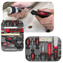 144 Piece Household Tool Kit with 4.8V Cordless Screwdriver - DT8422